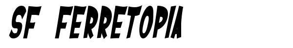 SF Ferretopia font preview